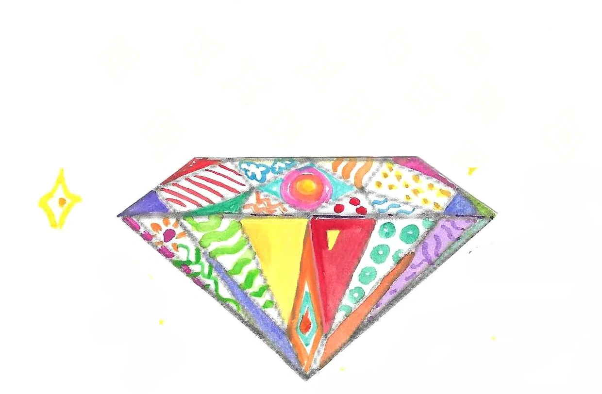 Bunter Diamant von Andrea Ernst